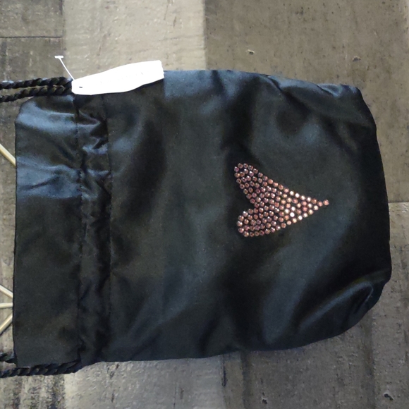 Victoria's secret satin heart rhinestone lingerie bag - Picture 5 of 8